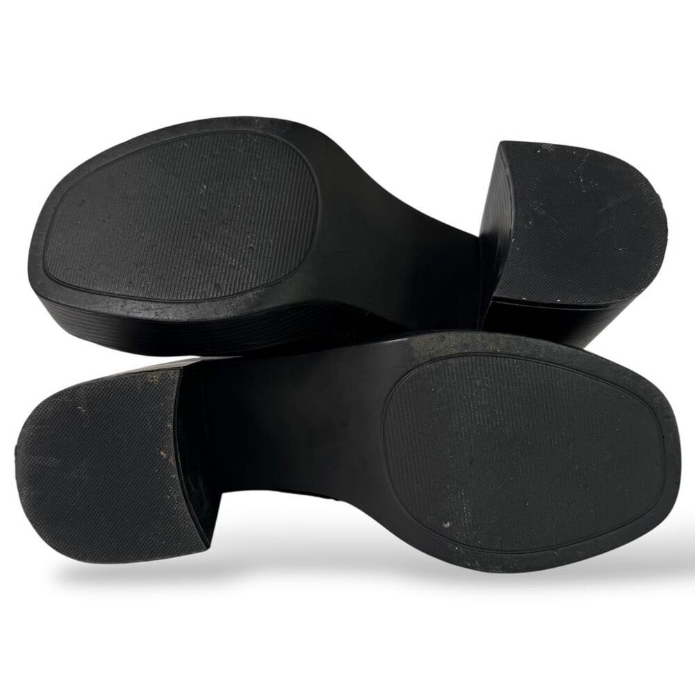 Madden Girl Grace Y2K-Inspired Black Chunky Platform Ankle Boots Women’s 9 M - Picture 12 of 12